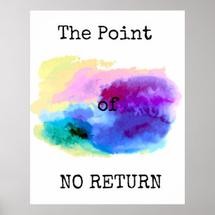 PÓSTER EL PUNTO DE NO REGRESAR