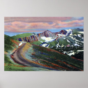Póster El punto más alto de Ridge Rd del rastro de