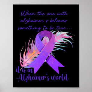 Póster El que cree Alzheimer es en Alzheim