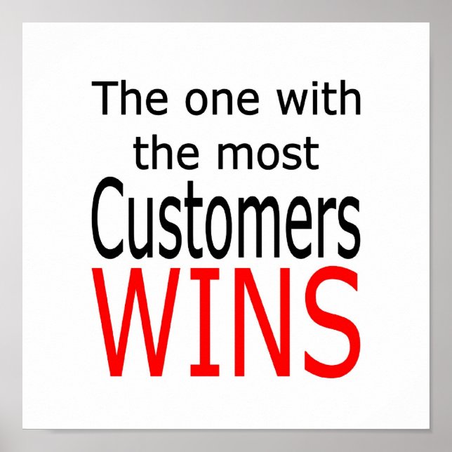 Póster El que más clientes gana (Frente)