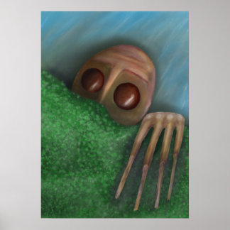 Póster El que mira desde abajo