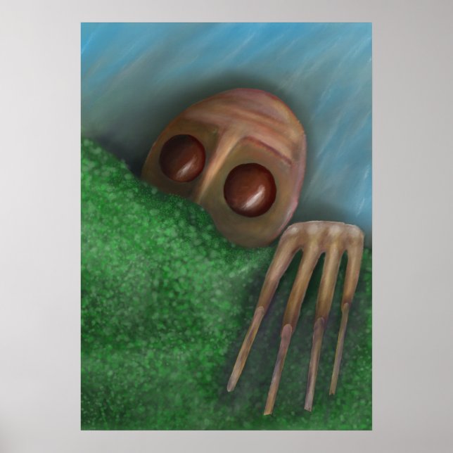 Póster El que mira desde abajo  (Frente)