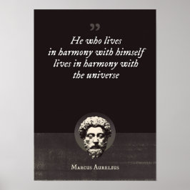 Póster El que vive en armonía con él vive en