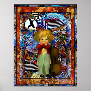 Póster Él quiso ser un super héroe