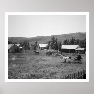 Póster El rancho Haylie, condado de Crook, Wyoming, c.189