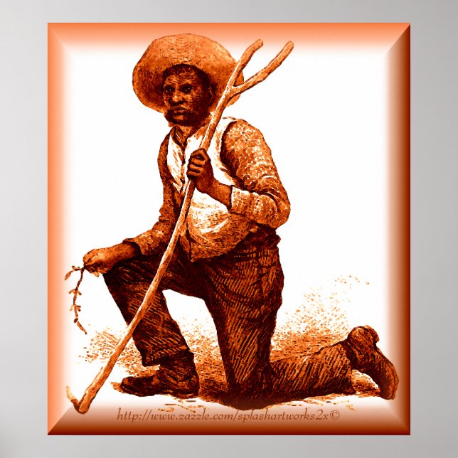 Póster "El rastreador~Aborigen australiano" (Frente)