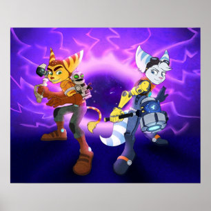 Póster El Ratchet Y El Rift Clank