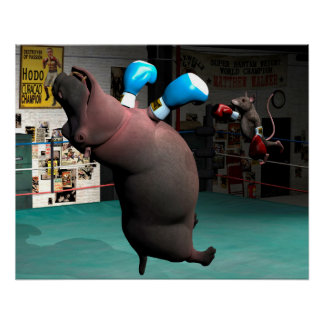 Póster El ratón golpea a Hippo KO