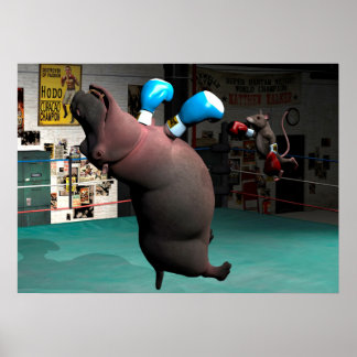 Póster El ratón golpea a Hippo KO