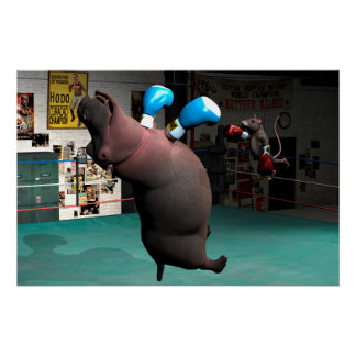 Póster El ratón golpea a Hippo KO