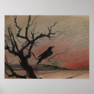 Póster El Raven de Karlstejn, 1882
