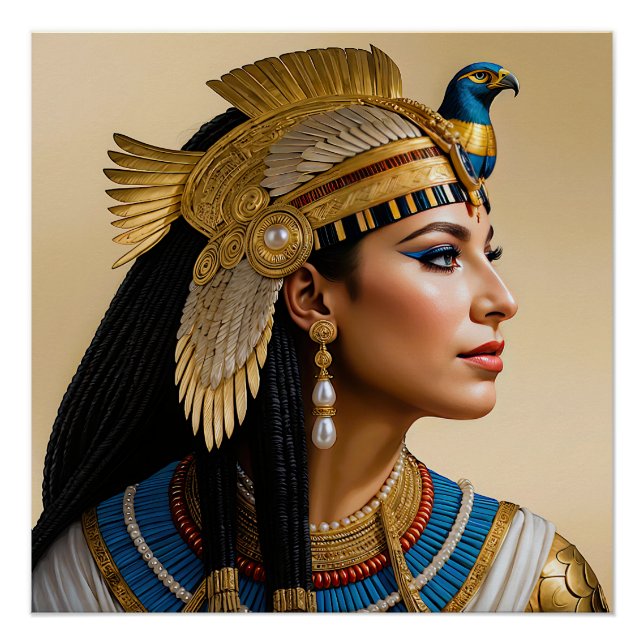 Póster "El realismo de Cleopatra VII: un retrato" (Anverso)