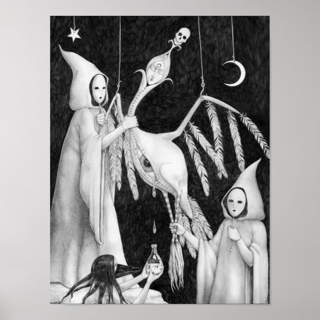 Póster El recolector de lágrimas de Christiane Cegavske (Frente)