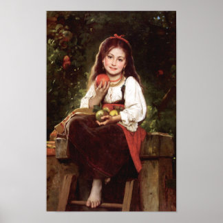 Póster El recolector de manzanas Léon Bazile Perrault 187