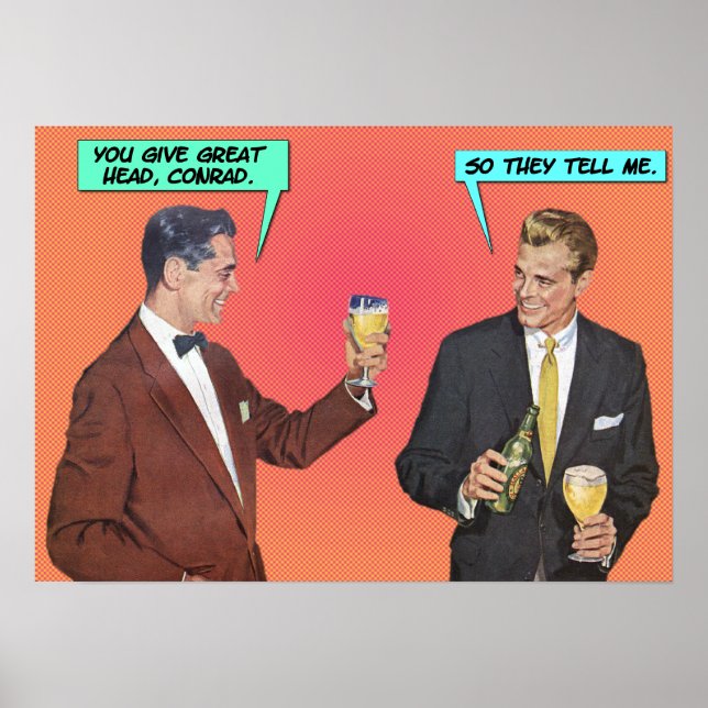 Póster El regalo de Conrad [poster gay gracioso] (Frente)
