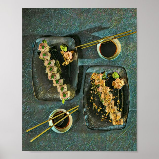 Póster El regalo de los amantes de la comida japonesa (Frente)