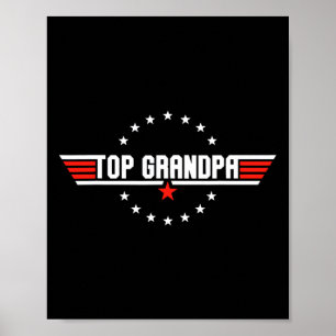Póster El regalo del día del abuelo de la hija del nieto