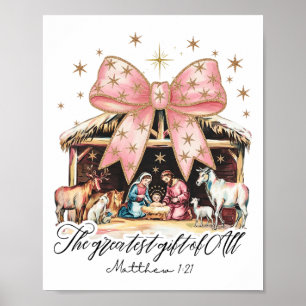 Póster El regalo más grande de todos Natividad Jesús Cris