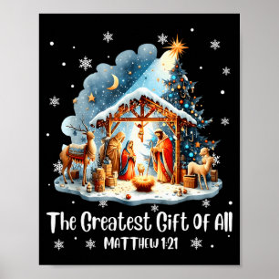 Póster El regalo más grande para todo el nacimiento de Je