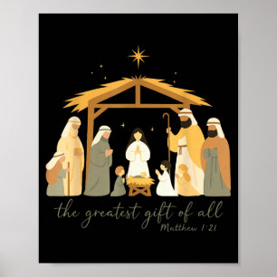 Póster El regalo más grande para todo el nacimiento de Je
