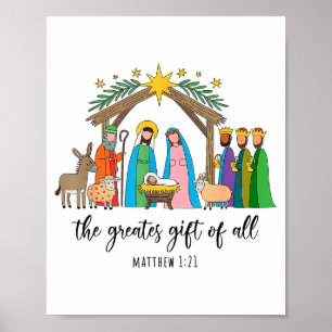 Póster El regalo más grande para todo el nacimiento de Na