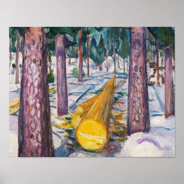 Póster El registro amarillo de Edvard Munch (Frente)