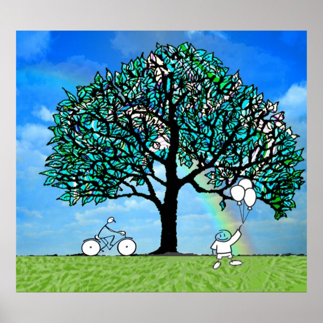 Póster El regocijo del árbol de la vida (Frente)