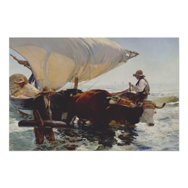 Póster El regreso de la pesca (Anverso)