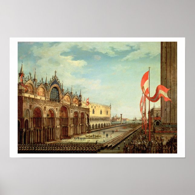 Póster El regreso de las tropas de San Marcos a Venecia (Frente)