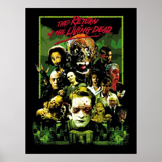 Póster El Regreso De Los Muertos Vivos (Frente)