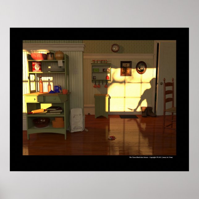 Póster El regreso de los tres ratones ciegos (Frente)