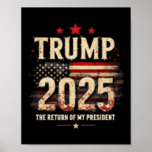 Póster El Regreso De Mi Presidente Trump 2025