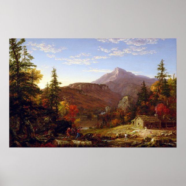 Póster El regreso de Thomas Cole The Hunter (Frente)