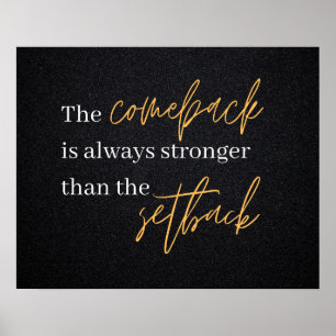 Póster El regreso es más fuerte que el revés