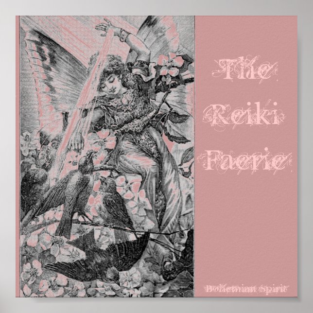 Póster El Reiki Faerie, Espíritu bohemio... (Frente)