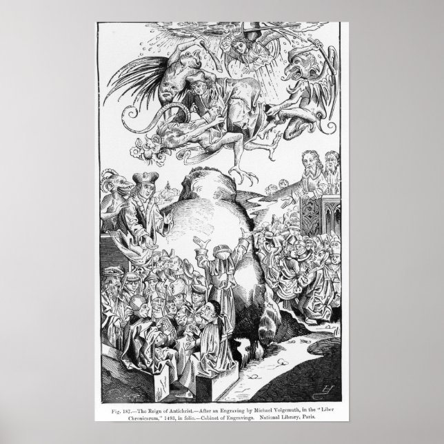 Póster El reino de los anticristas (Frente)