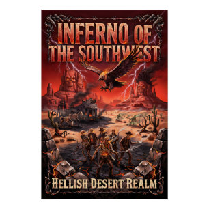 Póster El Reino del Infierno del Desierto del Suroeste Oc