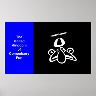 Póster El Reino Unido de la Diversión Obligatoria