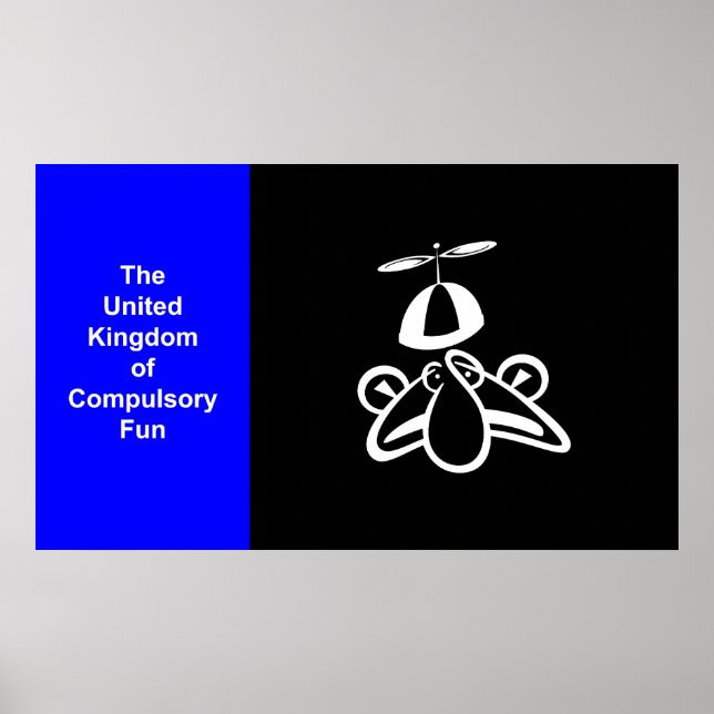 Póster El Reino Unido de la Diversión Obligatoria (Frente)