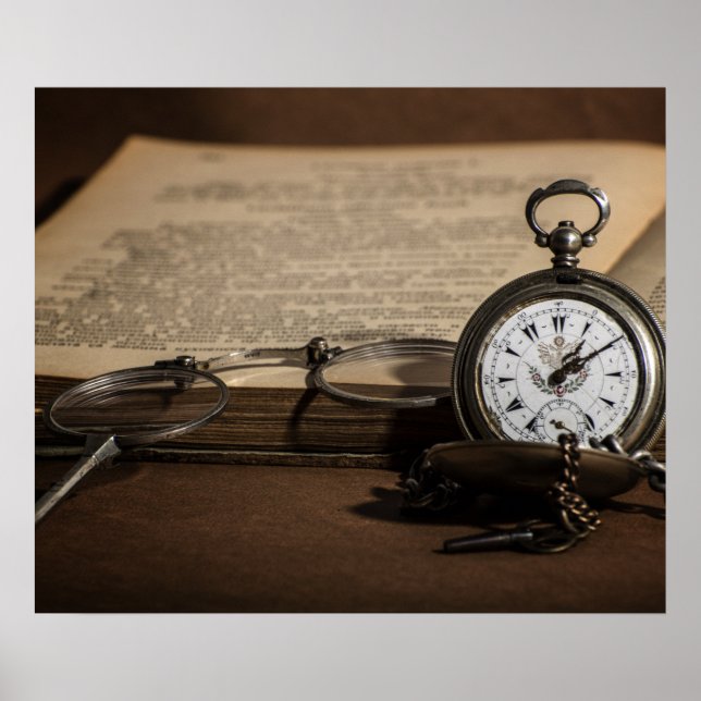 Póster El reloj de antigüedades y los anteojos del abuelo (Frente)