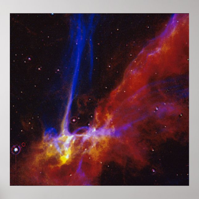 Póster El remanente de Cygnus Loop Supernova (Frente)