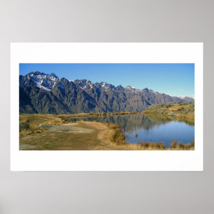 Póster El Remarkables, Queenstown, Nueva Zelanda