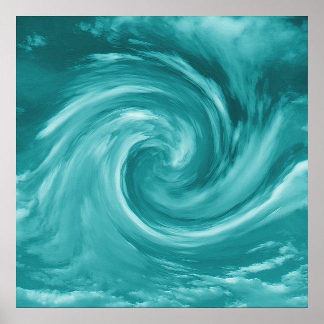 Póster El remolino en el mar...... (Frente)