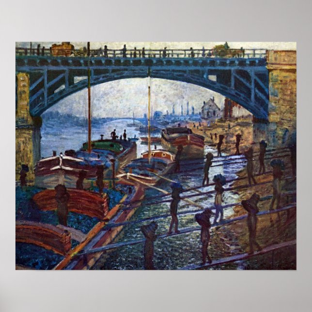 Póster El remordimiento de Claude Monet (Frente)