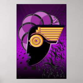 Póster El rescate de la ciudad del motor (Poster semi-bri