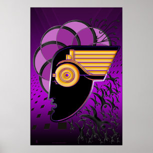 Póster El rescate de la ciudad del motor (Poster semi-bri