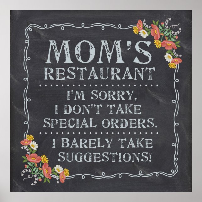 Póster El restaurante de mamá (Frente)
