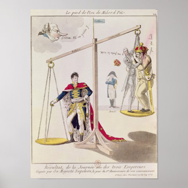 Póster El resultado del día de los tres emperadores (Frente)