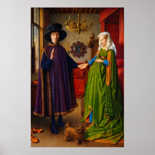 Póster El retrato Arnolfini de Jan van Eyck