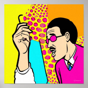 Póster El retrato de la pizza